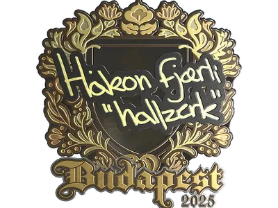 Sticker | hallzerk (Gold) | Budapest 2025