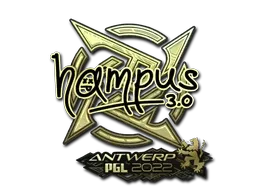 Sticker | hampus (Gold) | Antwerp 2022