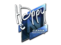 Sticker | Happy (Foil) | Boston 2018