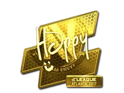 Sticker | Happy (Gold) | Atlanta 2017