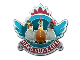 Sticker | Hard Cluck Life (Foil)