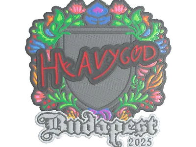 Sticker | Heavygod (Embroidered) | Budapest 2025
