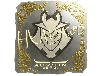 Sticker | Heavygod (Gold) | Austin 2025