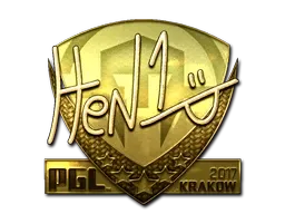 Sticker | HEN1 (Gold) | Krakow 2017