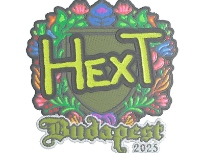 Sticker | HexT (Embroidered) | Budapest 2025