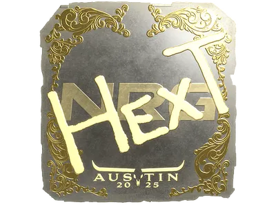 Sticker | HexT (Gold) | Austin 2025