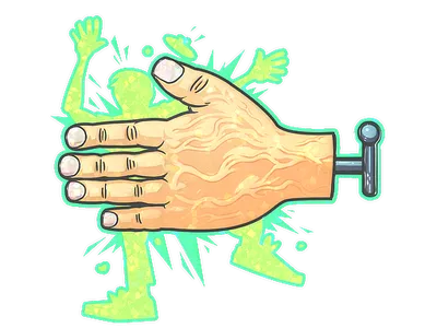 Sticker | High Five! (Glitter)