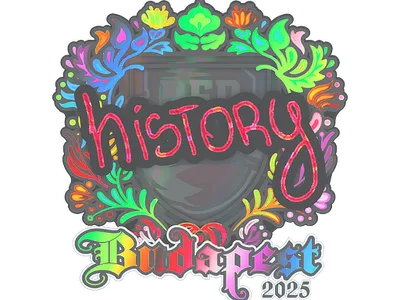 Sticker | History (Holo) | Budapest 2025