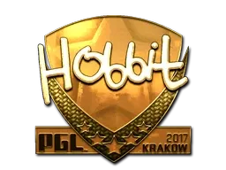 Sticker | Hobbit (Gold) | Krakow 2017