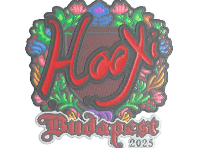 Sticker | HooXi (Embroidered) | Budapest 2025