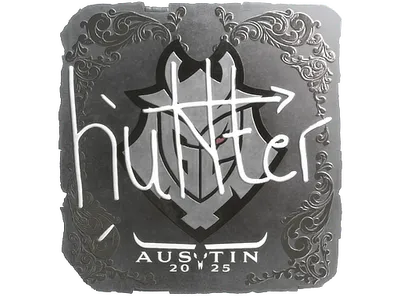Sticker | huNter- (Foil) | Austin 2025