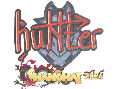 Sticker | huNter- (Holo) | Shanghai 2024