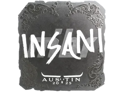 Sticker | insani (Foil) | Austin 2025