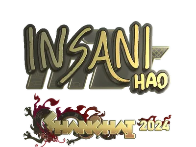 Sticker | insani (Gold) | Shanghai 2024