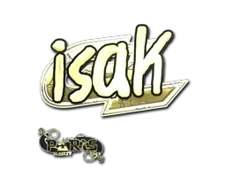 Sticker | isak (Gold) | Paris 2023