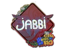 Sticker | jabbi (Glitter) | Rio 2022