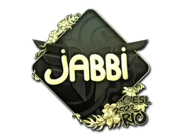 Sticker | jabbi (Gold) | Rio 2022