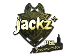 Sticker | JACKZ (Gold) | Stockholm 2021