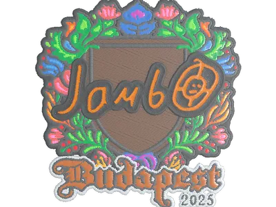 Sticker | jambo (Embroidered) | Budapest 2025