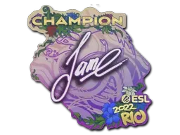 Sticker | Jame (Champion) | Rio 2022