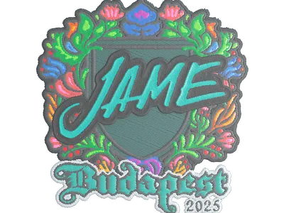 Sticker | Jame (Embroidered) | Budapest 2025