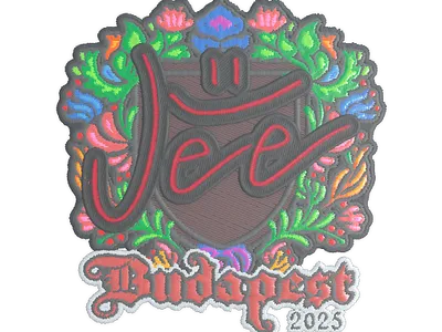 Sticker | Jee (Embroidered) | Budapest 2025