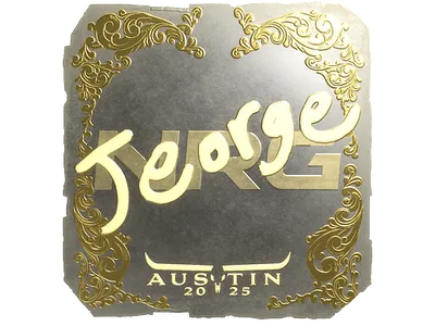 Sticker | jeorge (Gold) | Austin 2025