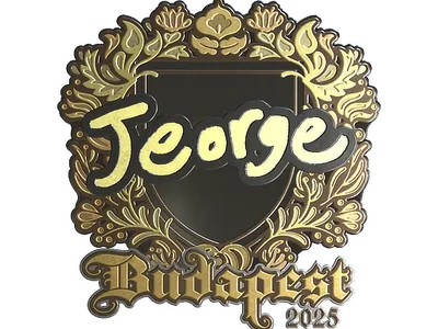 Sticker | jeorge (Gold) | Budapest 2025