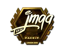 Sticker | jmqa (Gold) | London 2018