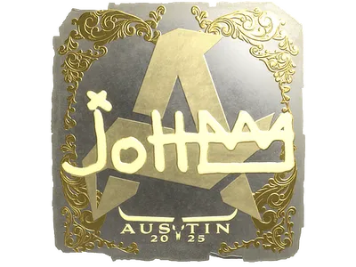 Sticker | jottAAA (Gold) | Austin 2025