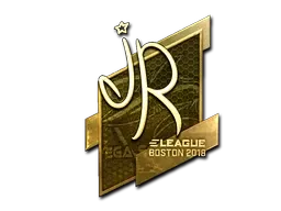 Sticker | jR (Gold) | Boston 2018