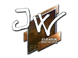 Sticker | JW (Foil) | Boston 2018