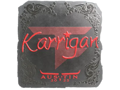 Sticker | karrigan (Foil) | Austin 2025