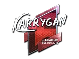 Sticker | karrigan (Foil) | Boston 2018