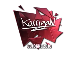 Sticker | karrigan (Foil) | Cologne 2016