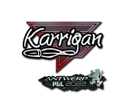 Sticker | karrigan (Glitter) | Antwerp 2022