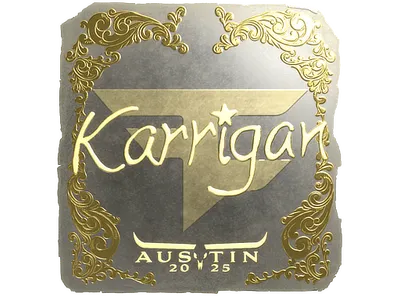 Sticker | karrigan (Gold) | Austin 2025