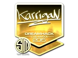 Sticker | karrigan (Gold) | Cluj-Napoca 2015