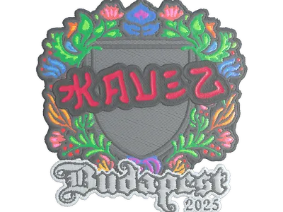 Sticker | kauez (Embroidered) | Budapest 2025