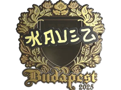 Sticker | kauez (Gold) | Budapest 2025