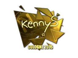 Sticker | kennyS (Gold) | Cologne 2016