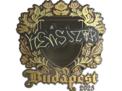 Sticker | kensizor (Gold) | Budapest 2025