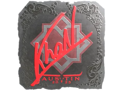 Sticker | khaN (Foil) | Austin 2025