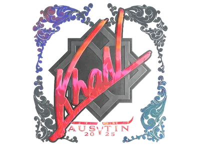 Sticker | khaN (Holo) | Austin 2025
