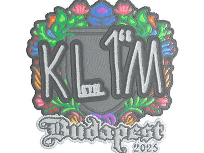 Sticker | kl1m (Embroidered) | Budapest 2025