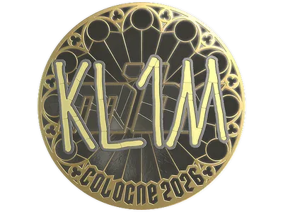 Sticker | kl1m (Gold) | Cologne 2026