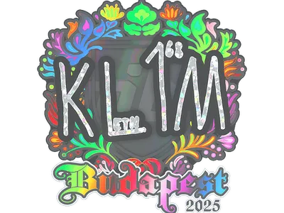 Sticker | kl1m (Holo) | Budapest 2025