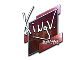 Sticker | kNgV- (Foil) | Boston 2018