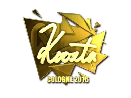 Sticker | koosta (Gold) | Cologne 2016