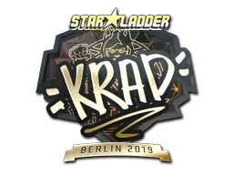 Sticker | Krad (Gold) | Berlin 2019